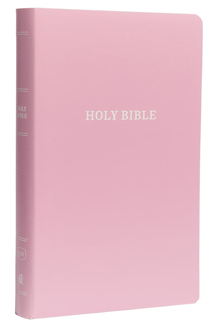 KJV Holy Bible: Gift and Award, Pink Leather-Look, Red Letter, Comfort Print: K - Image 2