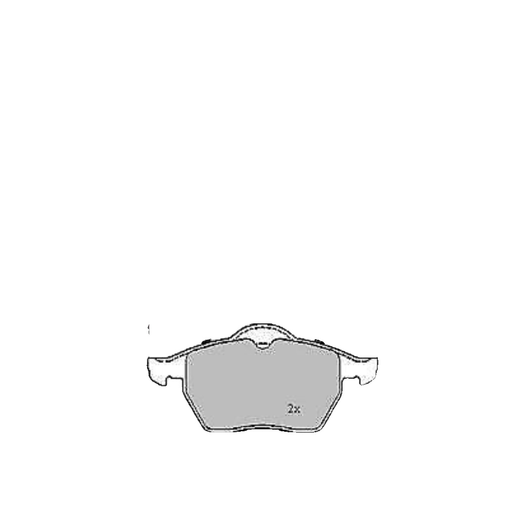 Brake Pads Set Front ADB0749 Allied Nippon 1605654 90512037 9195146 9198688