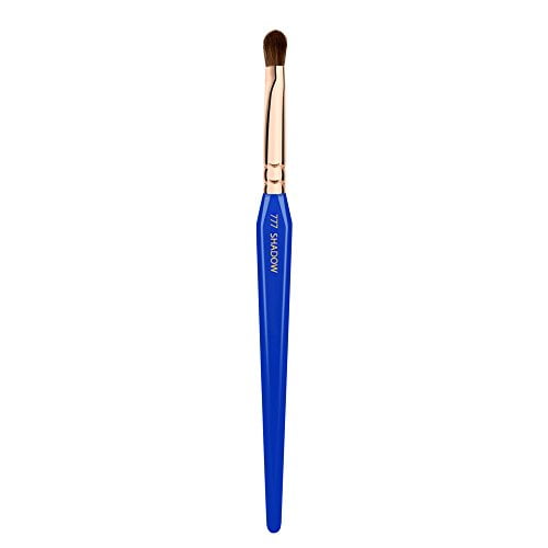 Bdellium Tools Golden/Blue Professional Makeup Brush - Triangle 777 Shadow - With All Vegan And Soft Synthetic Fibers For Applying Shadow ( 1Pc)