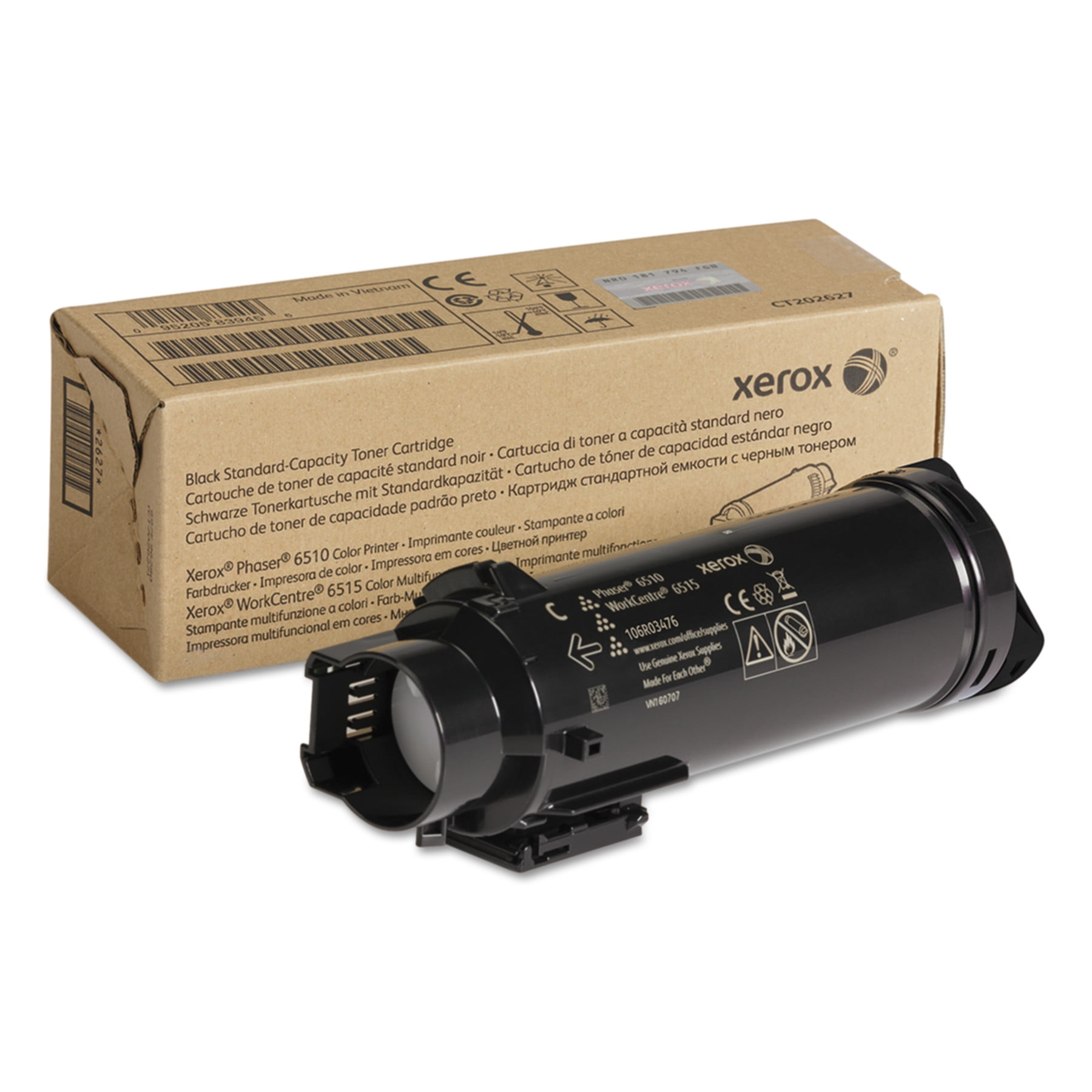 Xerox Black Standard Capacity Toner Cartridge (2/500 Pages)