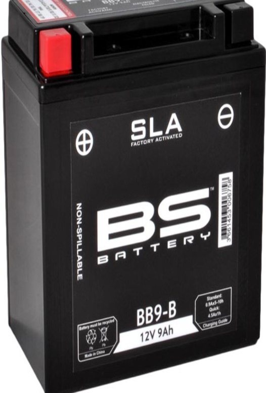 Battery BS Sla BB9-B Precharged Piaggio Liberty 125 2001 2002