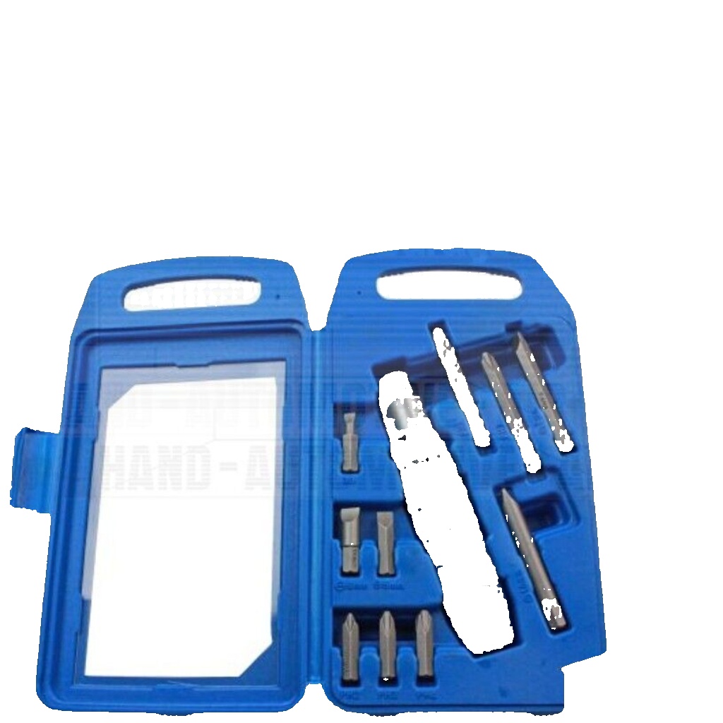 US PRO Tools 11pc Impact Driver Set and Bits (screwdriver) Philips, Slotted 1611
