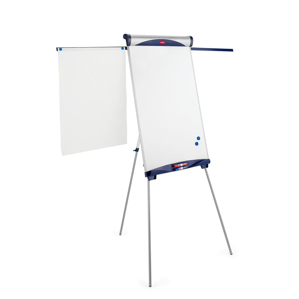 Nobo Impression Pro Tripod Steel Magnetic Whiteboard Easel with Extended Display