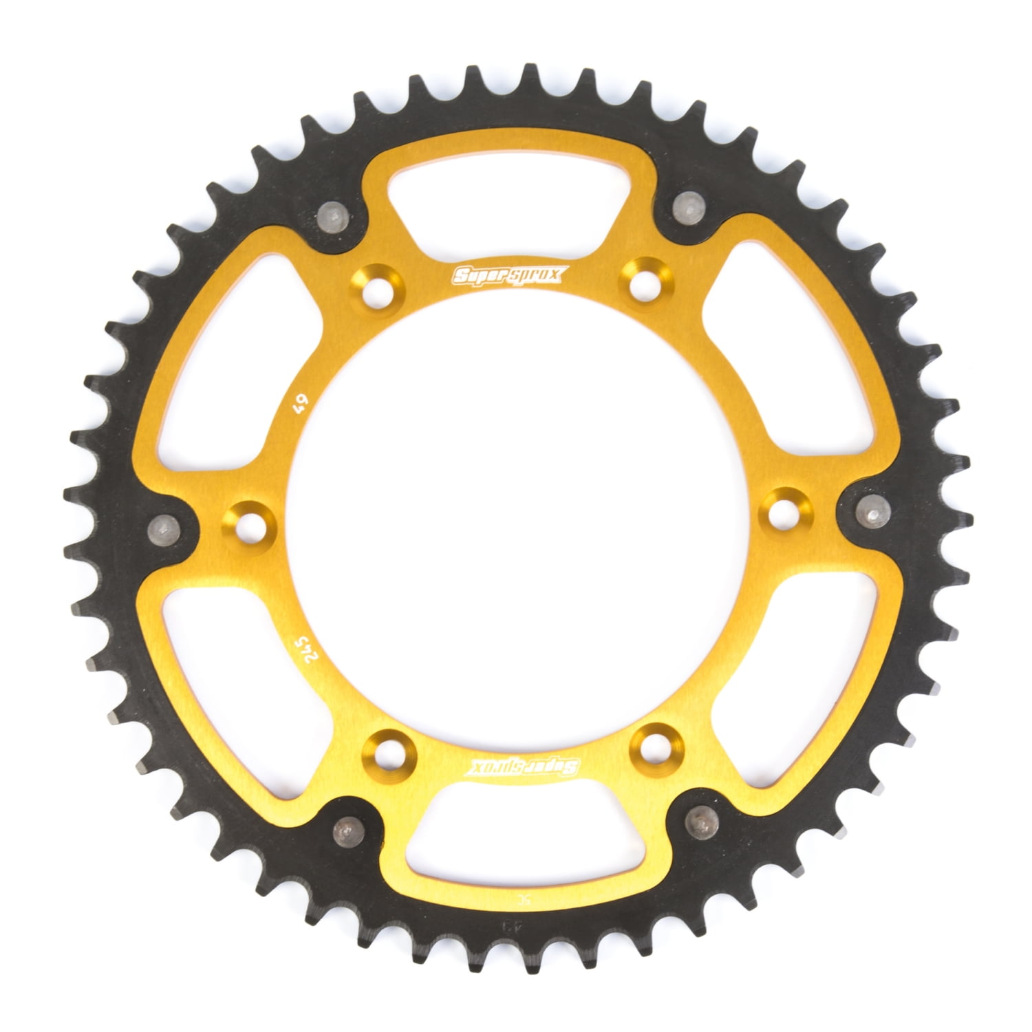 Crown Supersprox Stealth Gold 49 D for Moto Spare Parts & Accessories
