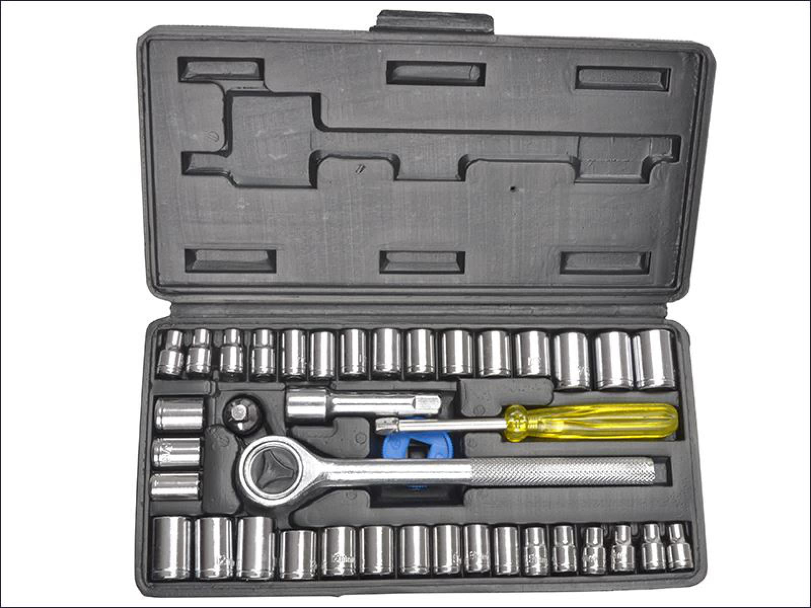 BlueSpotTools 01535 Socket Set of 40 Metric & AF 1/4in & 3/8in Drive - Image 6