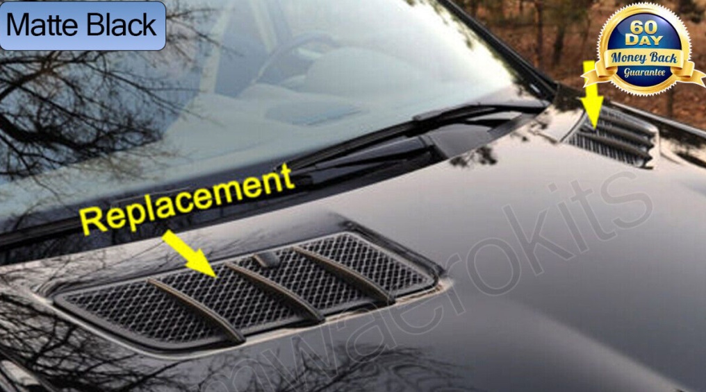 1 Pair Hood Air Vent Grille Cover For Benz W164 GL350 GL450 ML350 ML450 2008-11