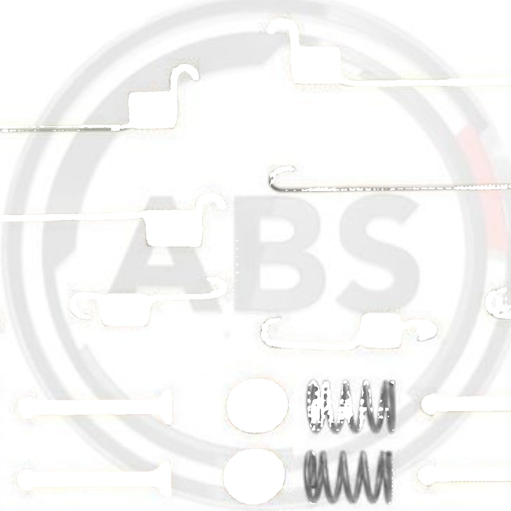 Original A.B.S. Brake Shoe Accessory Kit 0802Q for Mazda