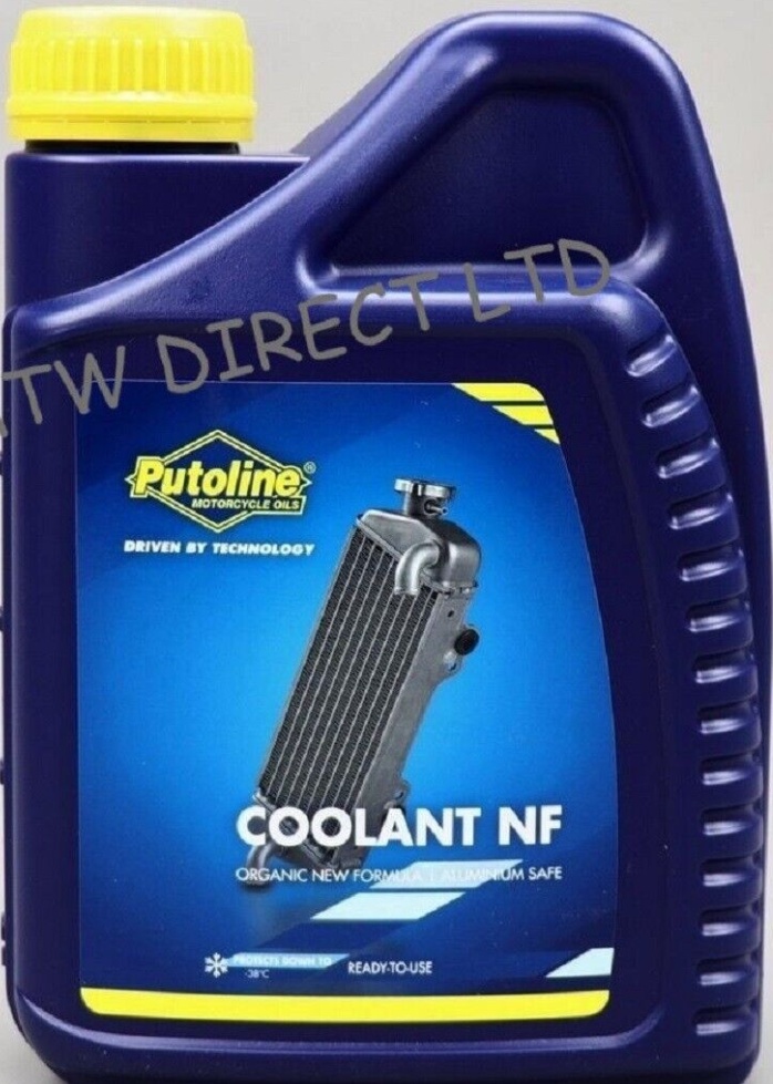 Bottle Putoline Coolant Nf 1 L for Moto Spare Parts Accessories Pieces Refills