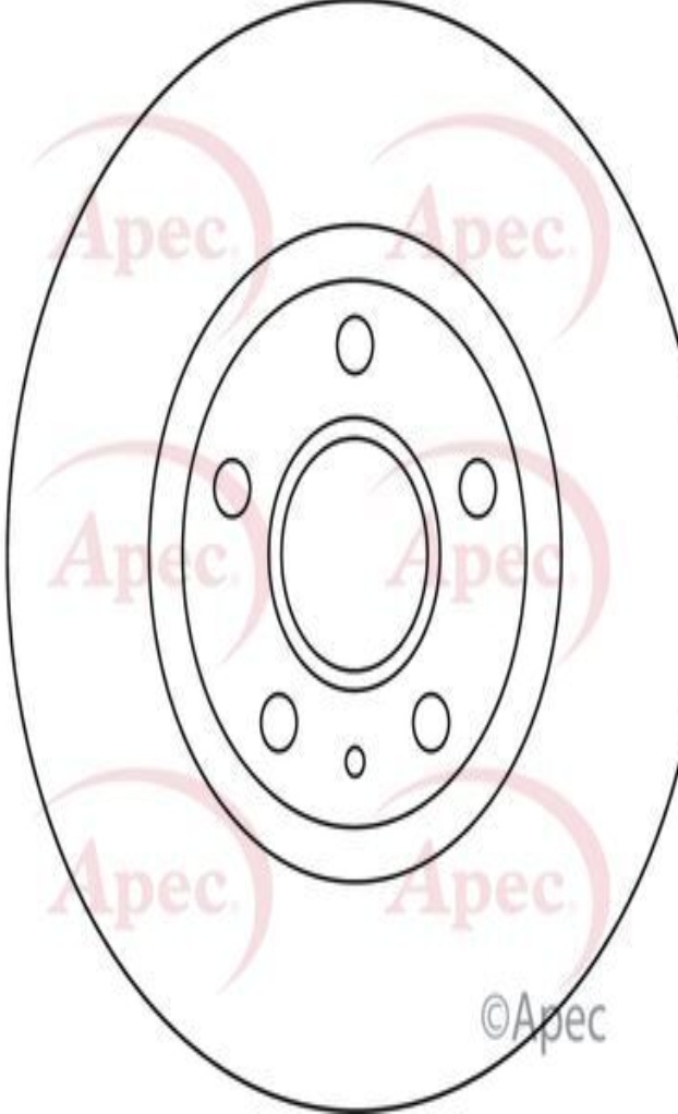 Apec Brake Disc Front Single Premium Automatic 13501308 13502214 DSK2699