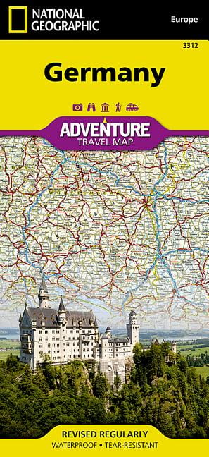 Germany Map  National Geographic Adventure Map