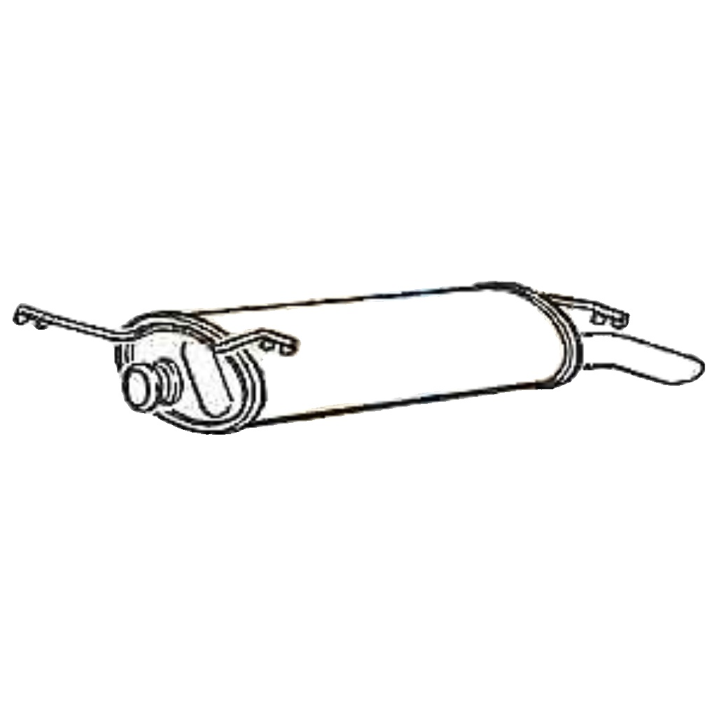 Klarius box with tail pipe fits Citroën xantia 1.6-1.9 93-97 CN210H