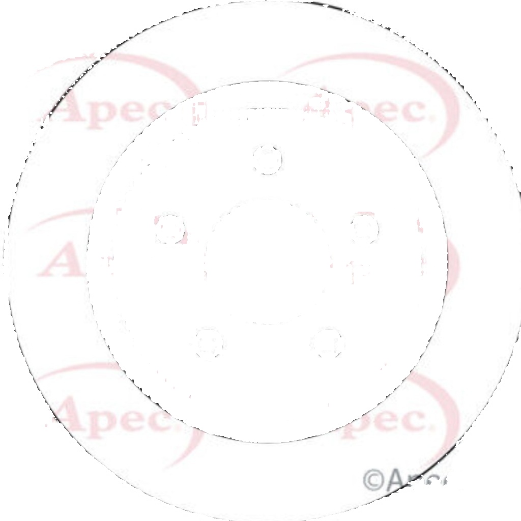 APEC DSK2358 Brake Disc Rear Solid Fits Ford Tourneo Connect Transit Connect