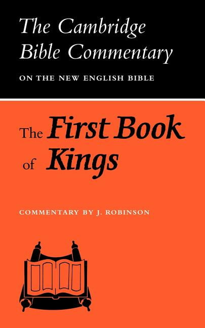 The First Book of Kings by J. Robinson - 9780521097345