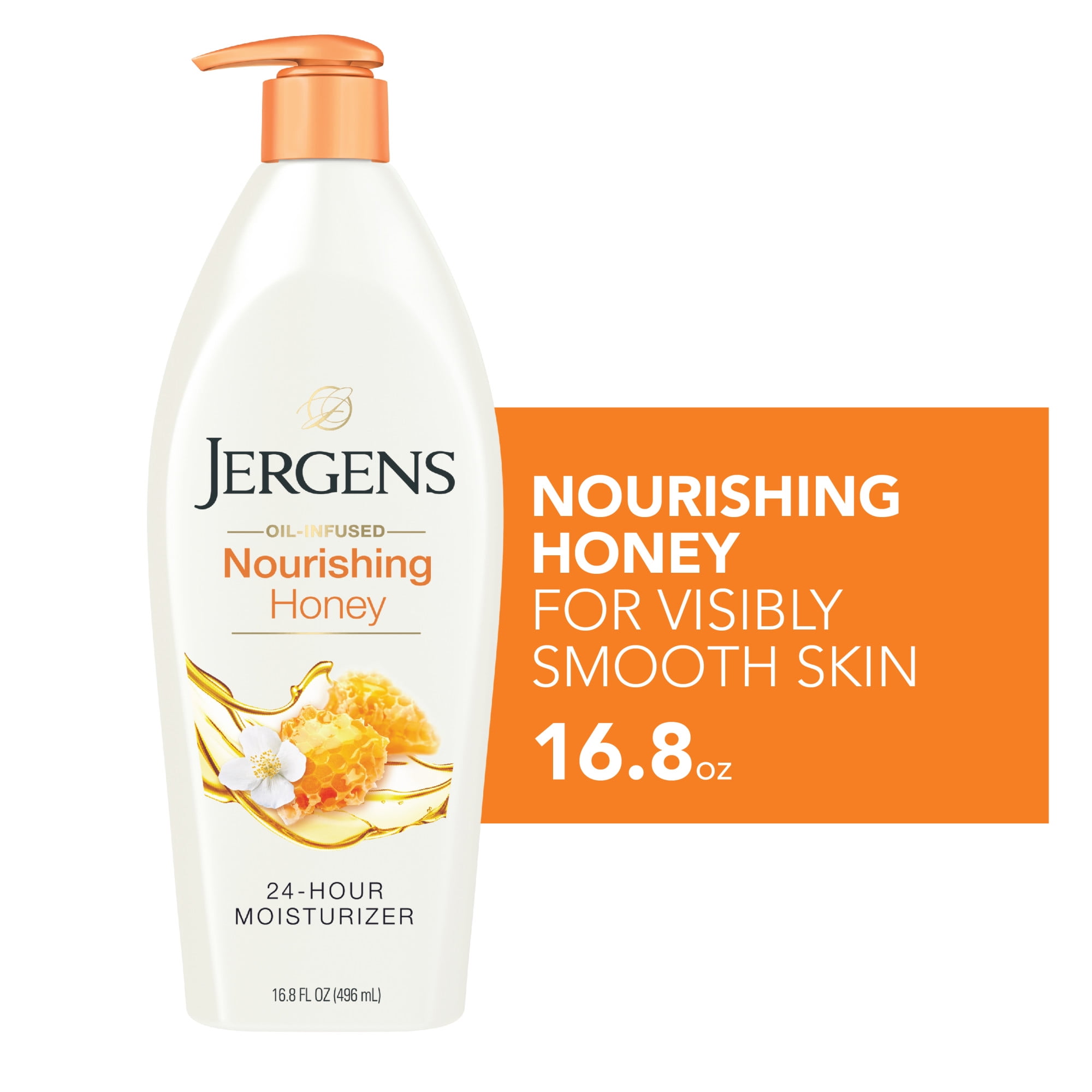 Jergens Oil Infused Nourishing Honey 24hr Moisturizer 16.8 fl.oz (496ml)