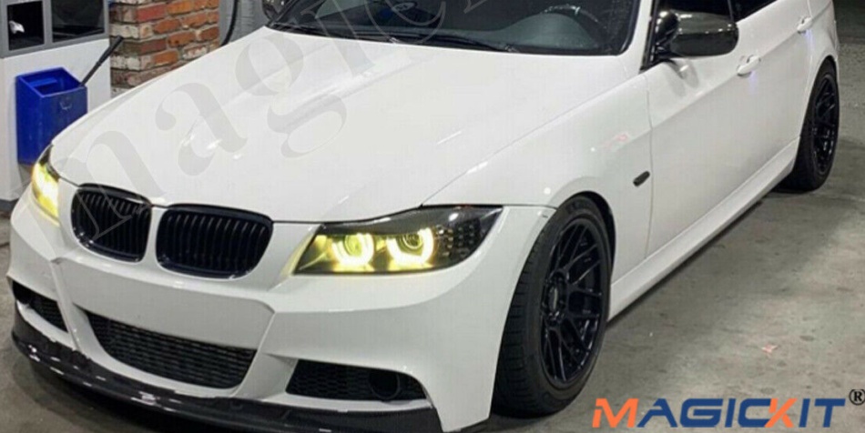 FOR BMW 3 SERIES E90 E91 M SPORT FRONT BUMPER LIP SPOILER SPLITTER 09-12 LCI UK