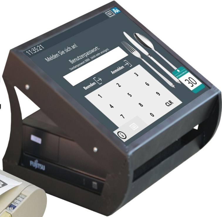 Tse Cash Register System 19 "" 48cm Touchscreen Large Monitor Cash Catering KA62