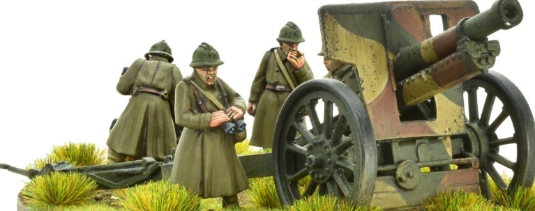 Bolt Action - French Army 105mm medium howitzer - Warlord Games