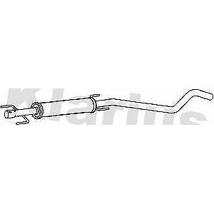 Klarius GM604M Exhaust Centre Box ASTRA 1.8 Z18XER CABRIO 06-09