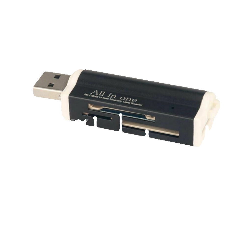 2 in 1 USB Memory Card Reader Adapter for Micro SD MMC SDHC TF M2 MS to128GB