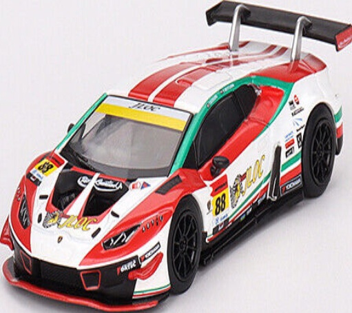 Mini GT 1:64 Lamborghini Huracán GT3 EVO2 #88 ""JLOC Lamborghini GT3""  JLOC  2023
