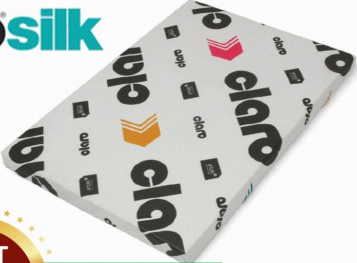 SRA4 SILK PAPER 130 gsm for Laser & Digital Printers x 500 sheets by Claro