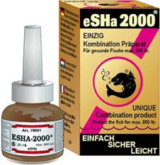 ESHA 2000  Fungus Finrot & Bacteria FISH TANK Aquarium TREATMENT 20ML Medicine