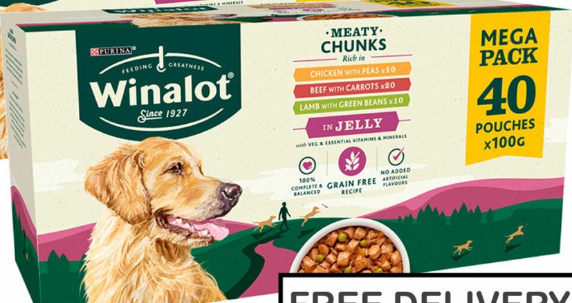 Winalot Meaty Chunks Mixed In Jelly Wet Dog Food 40X100g - Image 4