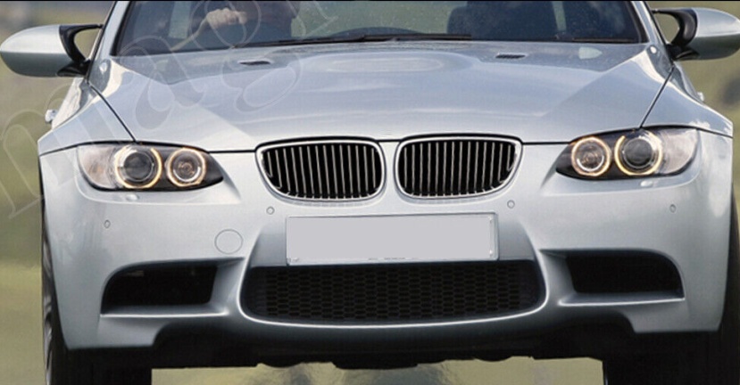 FOR BMW M3 E92 M3 E93 FRONT SPLITTER BUMPER LIP SPOILER CARBON FIBER LOOK 08-13