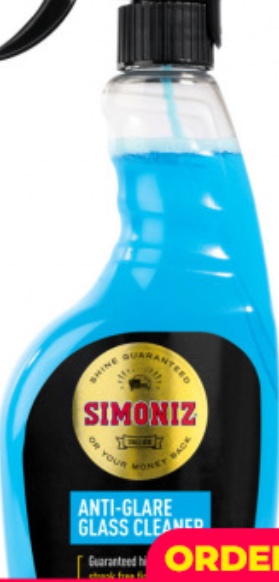 x2 Simoniz Anti-Glare Clear Vision Glass Car Van Cleaning Spray Detailer 500ml - Image 4