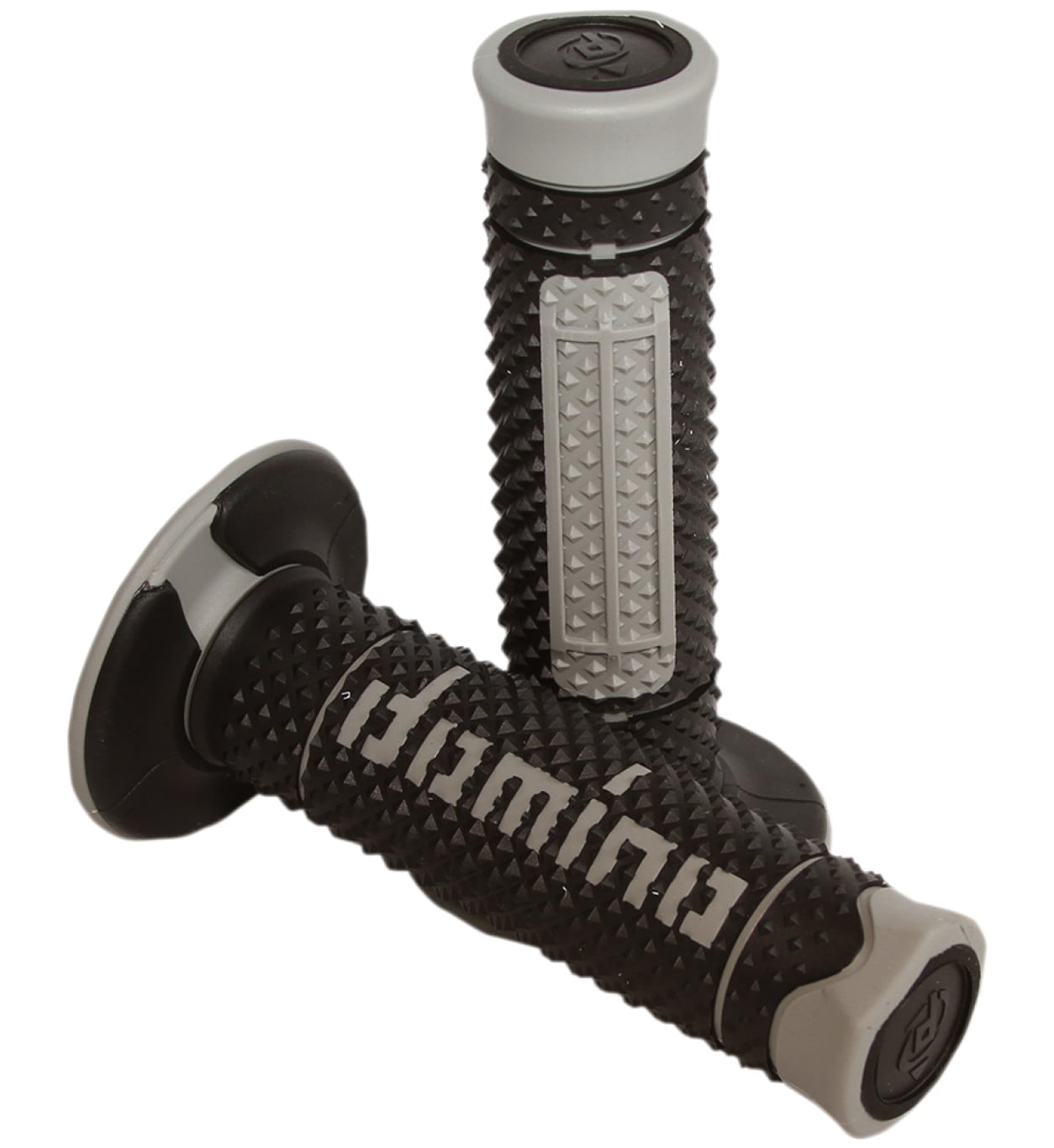 Domino DSH Off Road Black-Grey Closed Grips 22 Mm L 120 Mm For Motorcycle