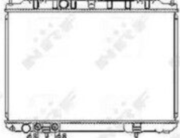 NRF 53453 Radiator, engine cooling for NISSAN