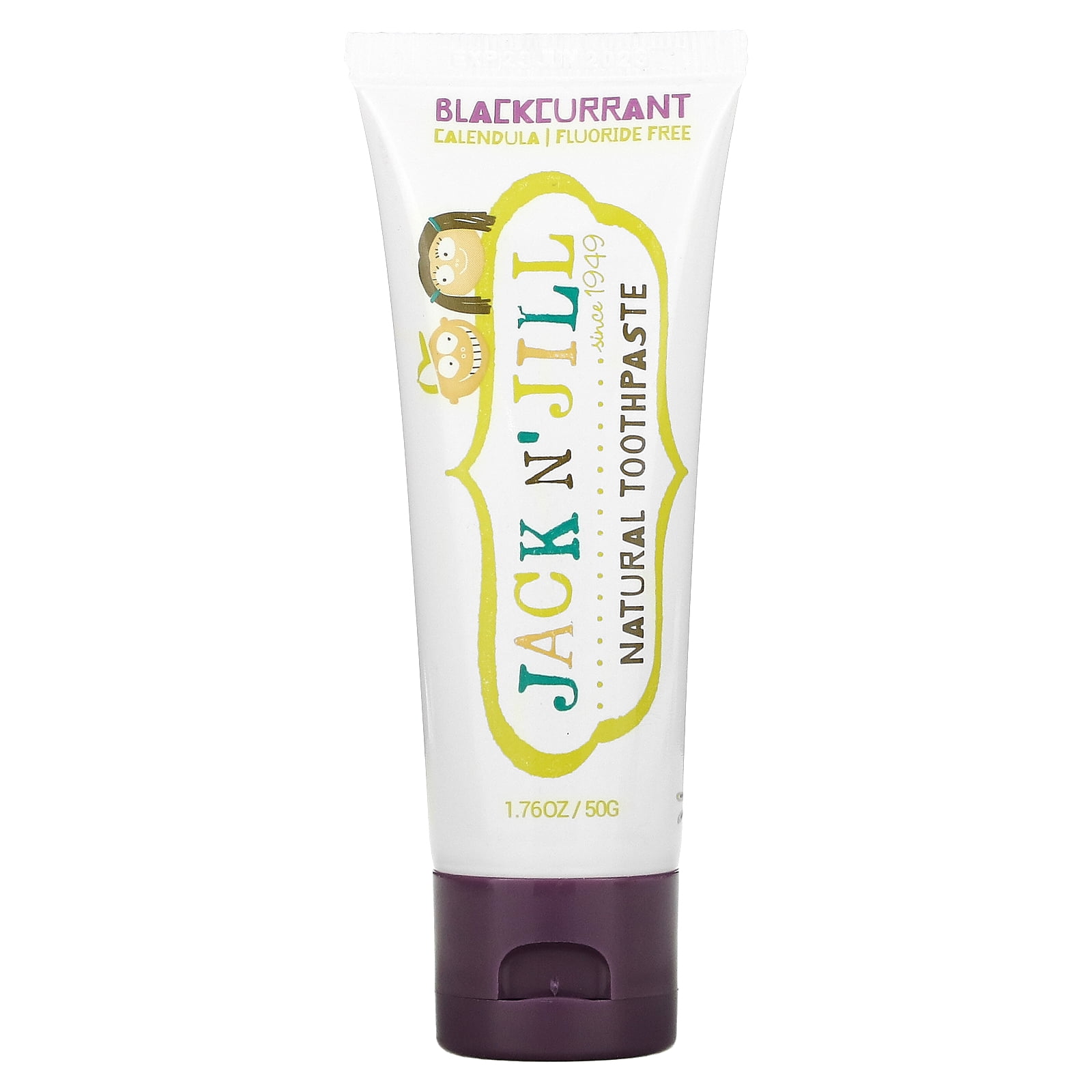 Jack N' Jill Natural Certified Toothpaste Blackcurrant 50G - Image 2