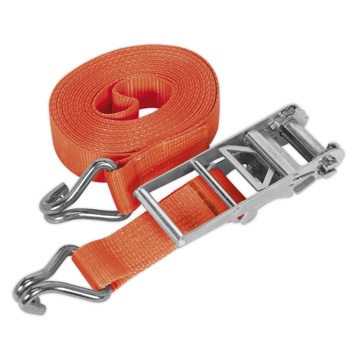 Sealey TD10012J Ratchet Tie Down 75mm x 12m Polyester Webbing 10000kg Load Test