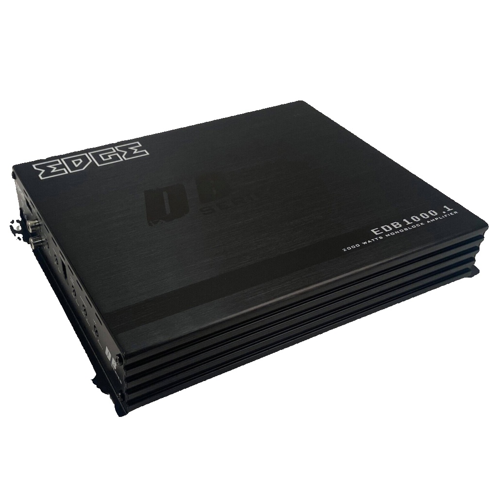 EDGE 2000 WATT MAX MONO AMPLIFIER 1000 WATTS RMS SUBWOOFER EDB1000.1D-E4