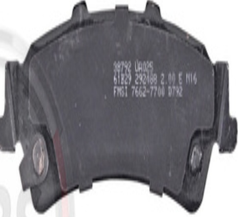 38792 A.B.S. Brake Pad Set, disc brake for CADILLAC,CHEVROLET