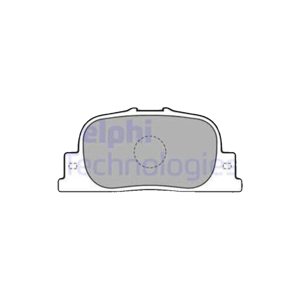 Disc Brake Brake Pad Set Delphi LP1740 Fits Toyota Camry Opa Prius Vista Windom