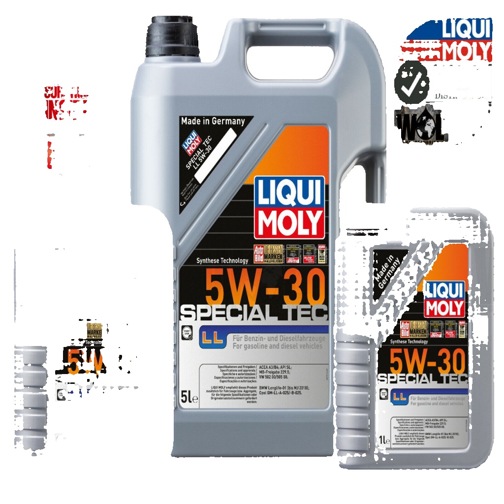 Liqui Moly Special Tec LL 5W-30 Synthetic Technology Engine Oil - 5 Litres