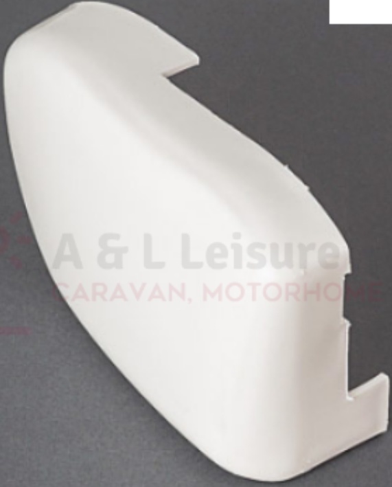 Fiamma F45 Left Hand White Outer End Cap 02740-01