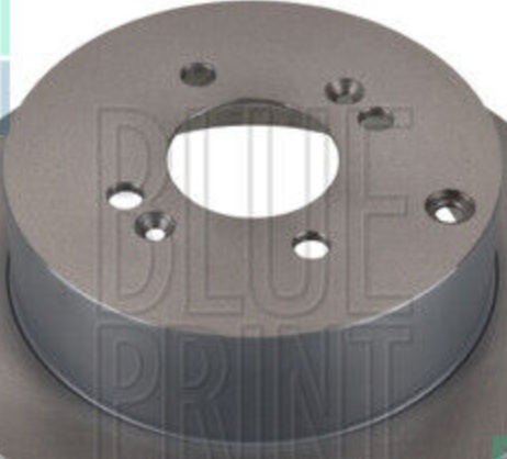 Blueprint ADG04388 Brake Disc Rear Fits Hyundai Accent Getz i20 Kia Rio