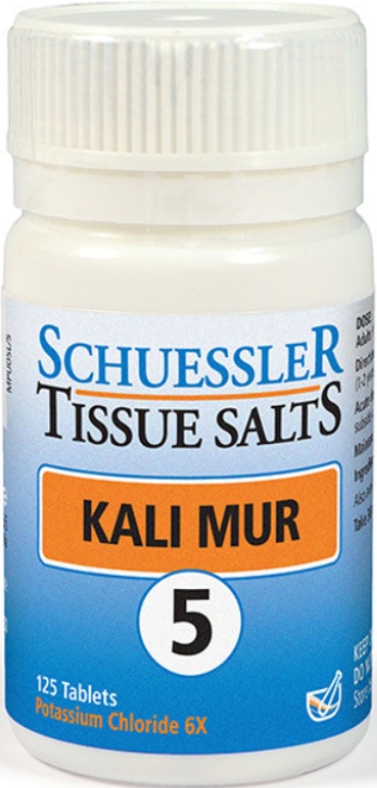 Schuessler Tissue Salts 125 Tablets - Nat Mur 6X