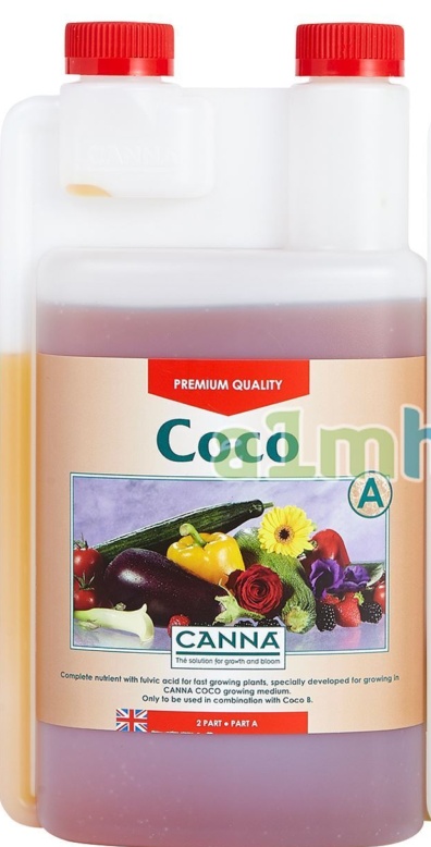 CANNA COCO A + B VEG AND FLOWER 1L  NUTRIENT FOR HYDROPONIC COIR GROWING