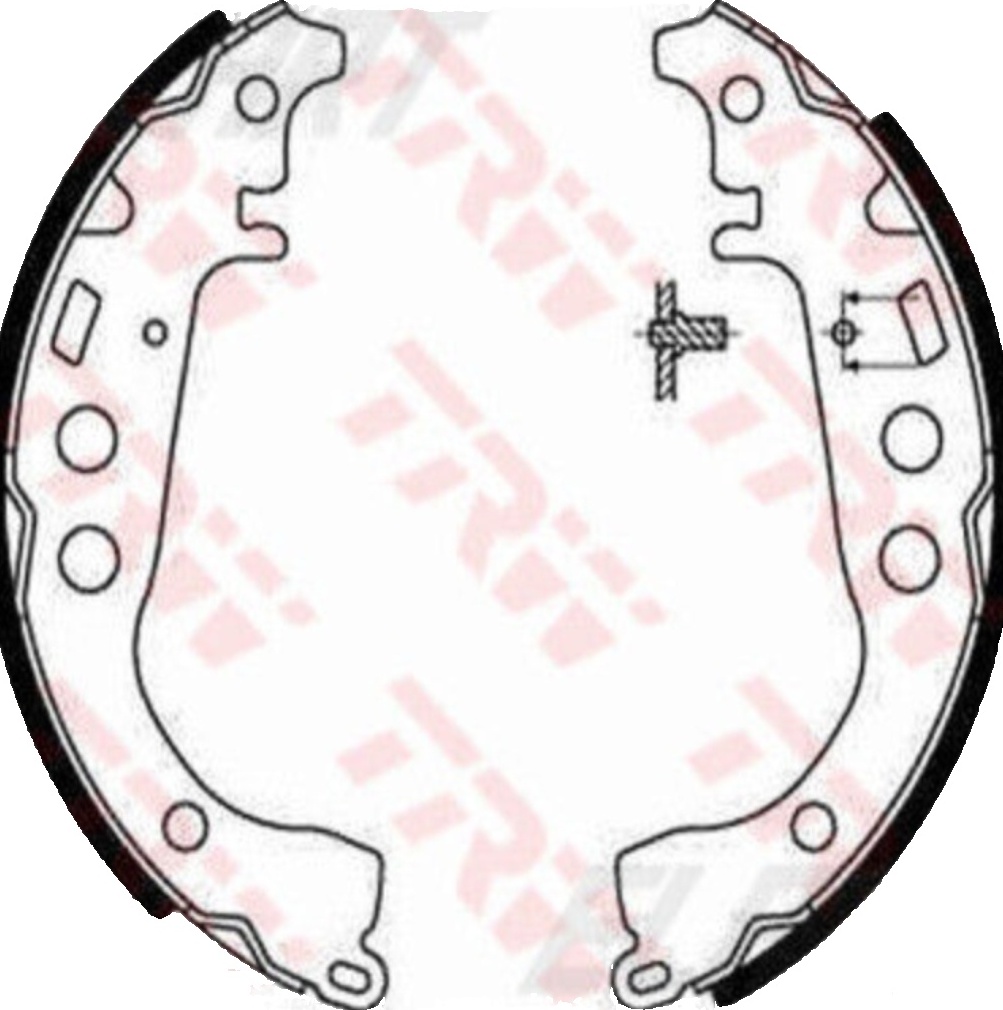 Rear TRW-OE GS8673 Brake Shoe Set for ALFA ROMEO,ENGLON,GEELY,GLEAGLE,GREAT WALL