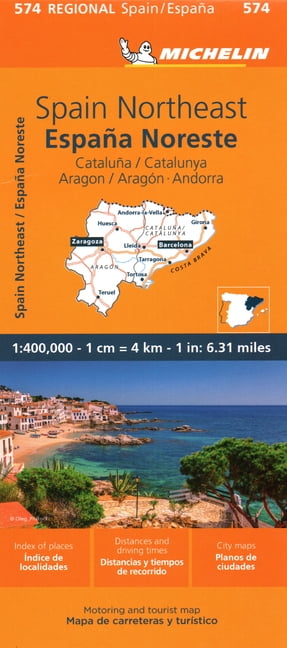 Aragon Cataluna - Regional Map 574 : Map Michelin - Image 3
