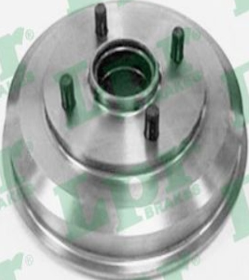 2x Brake drum 7D0591 LPR for FORD SSANGYONG