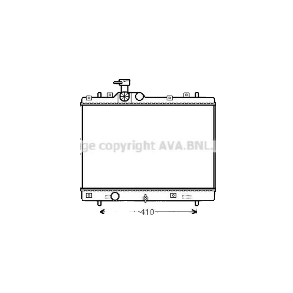 SZ2137 AVA Radiator FIT SUZUKI SWIFT (2011) 1.2 VVT