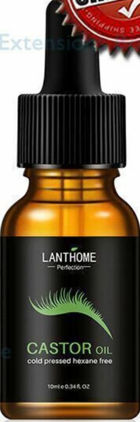 100% Pure Organic Castor Oil for Eyelashes & Eyebrows Hair Growth Body Care 🔥✅