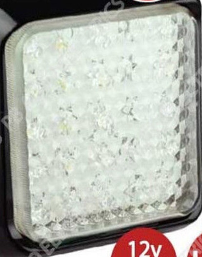 LED Autolamps 80WME Square Reverse Lamp 12V~24V Trailer Van Truck With Bracket