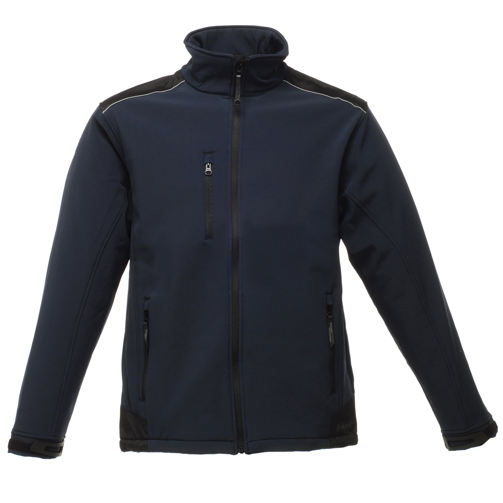 Regatta (2Xl, Navy/Black) Mens Sandstorm Hardwearing Workwear Softshell Jacket (Water Repellent) Black