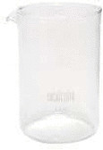 La Cafetiere Authentic Replacement Glass Beaker for 3-Cup French Press