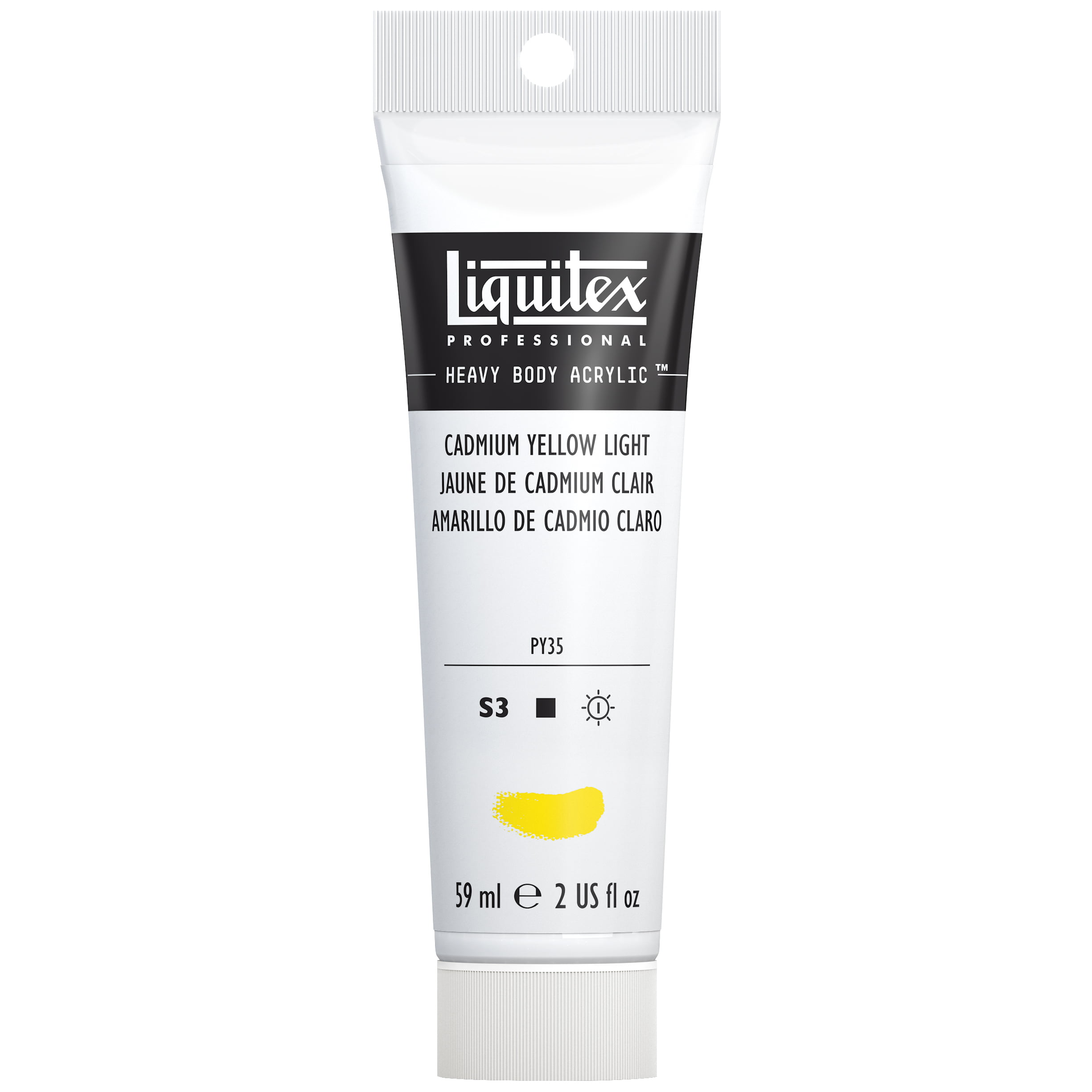 Liquitex : Professional : Heavy Body Acrylic Paint : 59ml : Cadmium Yellow Li...